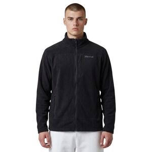 Marmot Men's Reactor Polartec Microfleece Jacket XL Solid Black Soft‎ Warmth